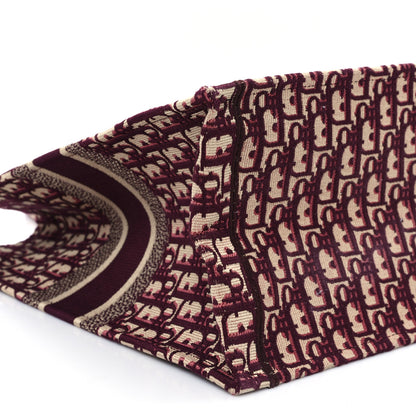 Christian Dior Oblique Large Book Tote Burgundy Multicolor 9 of 13