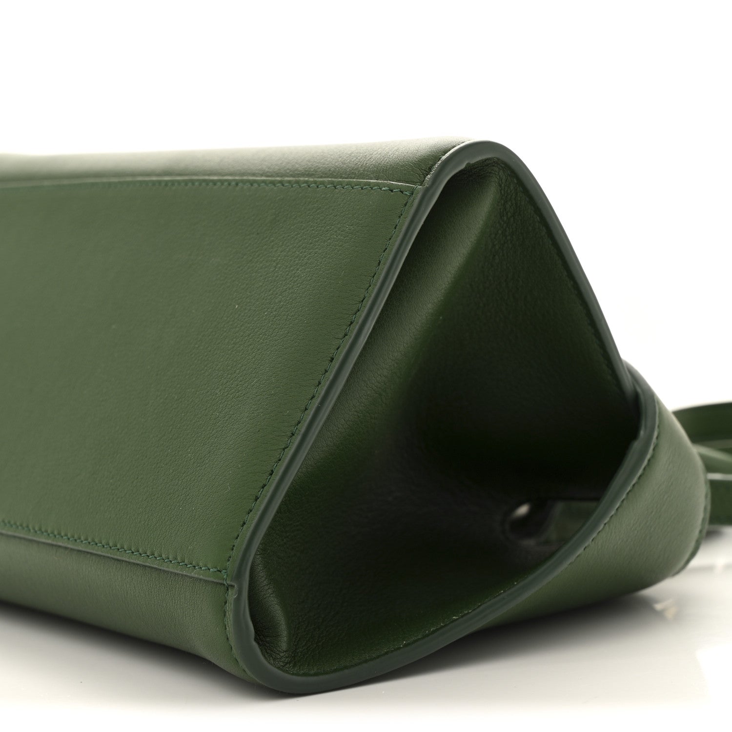 Salvatore Ferragamo Calfskin Mini Hug Bag Forrest Green 9 of 9