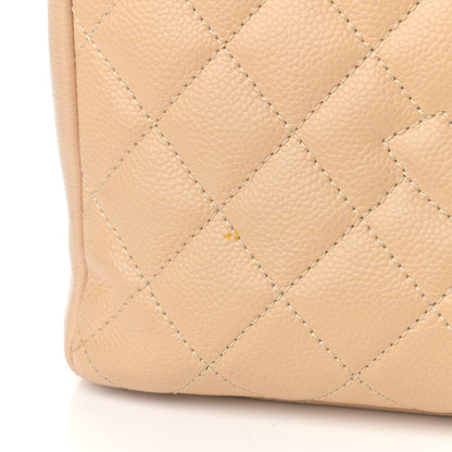 Chanel Caviar Quilted Grand Shopping Tote GST Beige 13 of 14