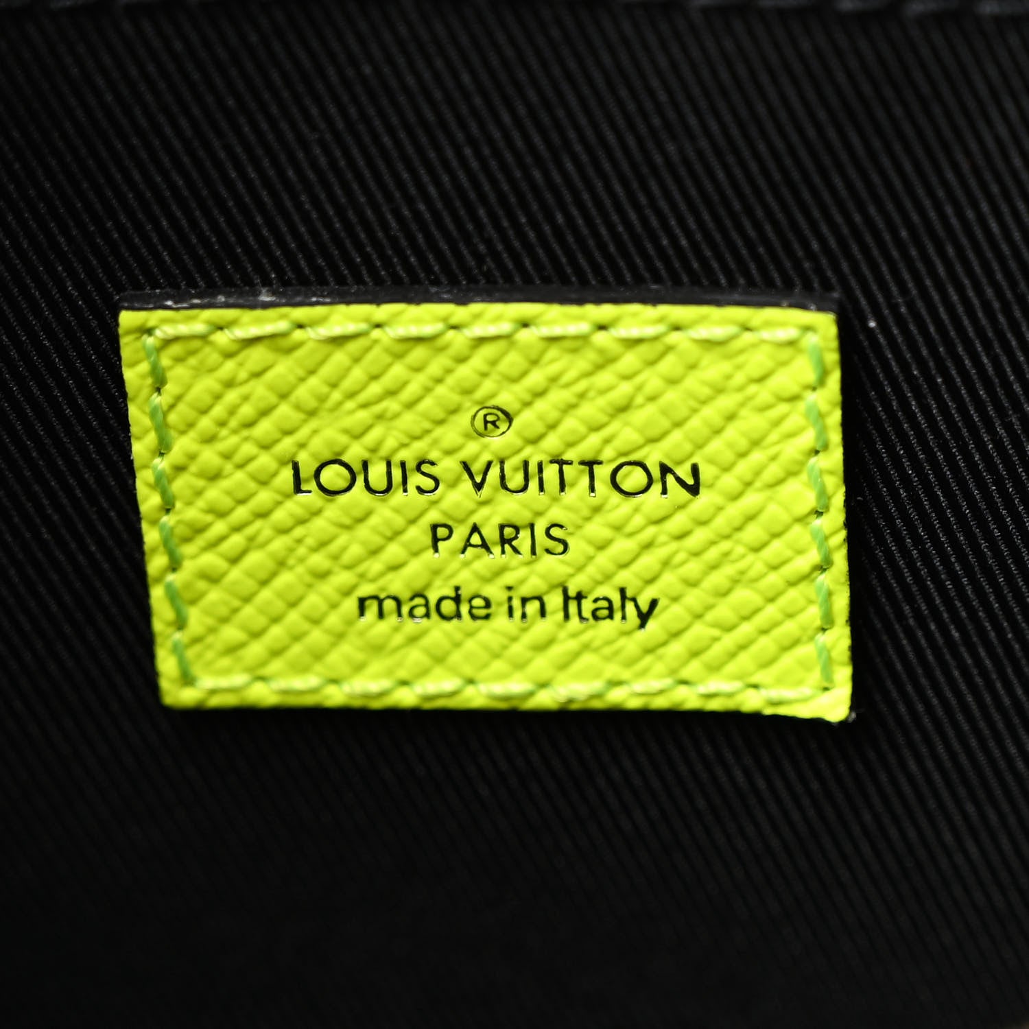 Louis Vuitton Taigarama Outdoor Messenger Neon Yellow 6 of 11