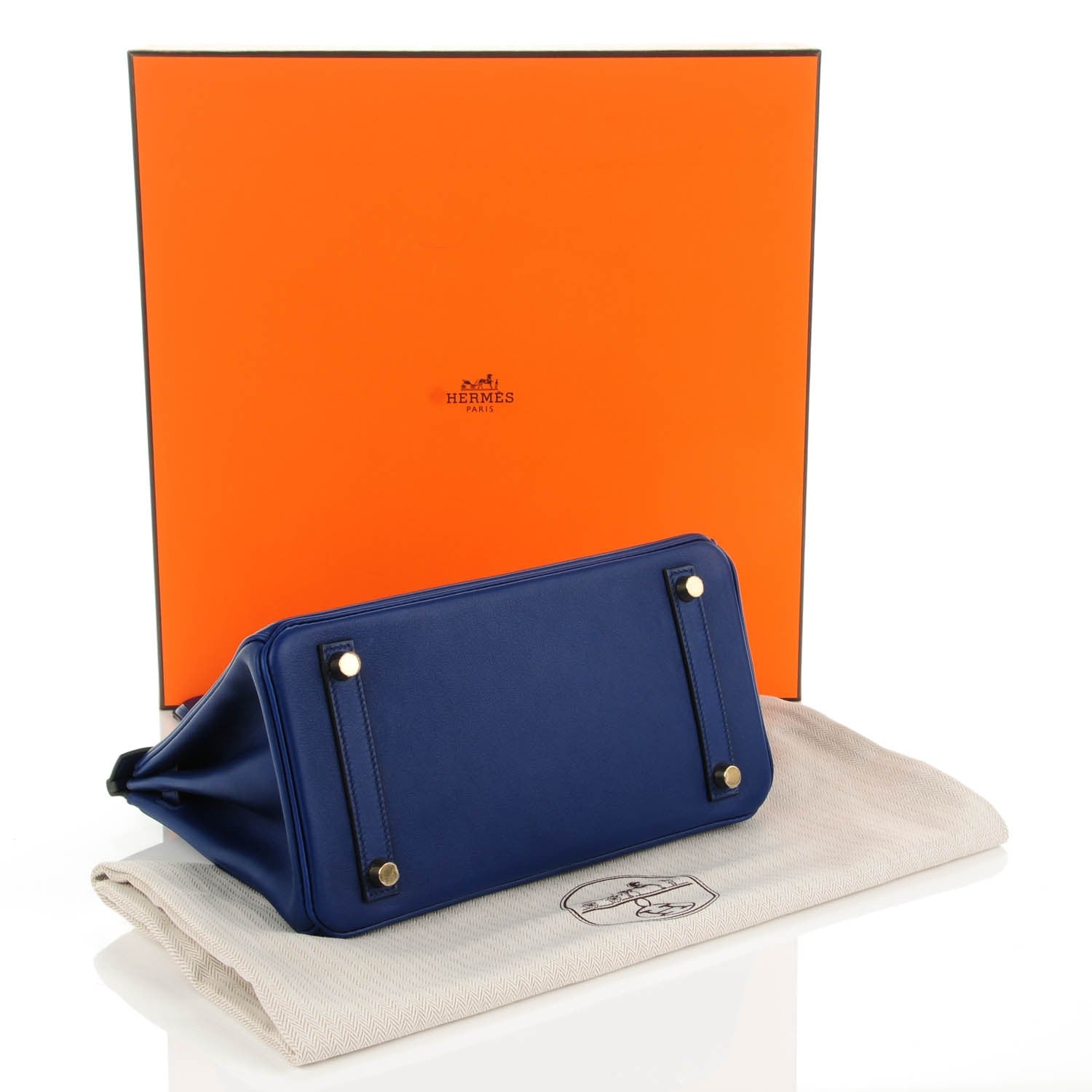 Hermes Swift Birkin 25 Bleu Saphir 4 of 21