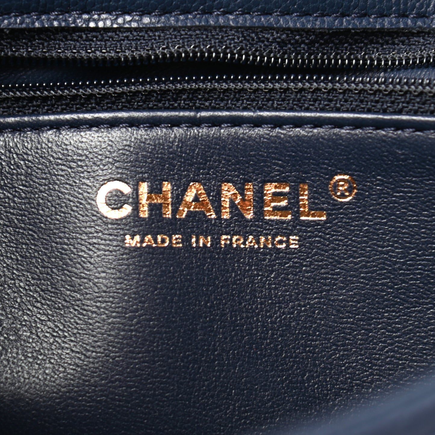 Caviar Quilted Medium Sweet Classic Flap Navy Blue