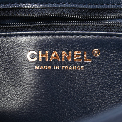 Chanel Caviar Quilted Medium Sweet Classic Flap Navy Blue 5 of 9
