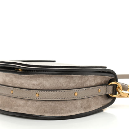 Chloe Calfskin Suede Small Nile Bracelet Bag Motty Grey 10 of 10