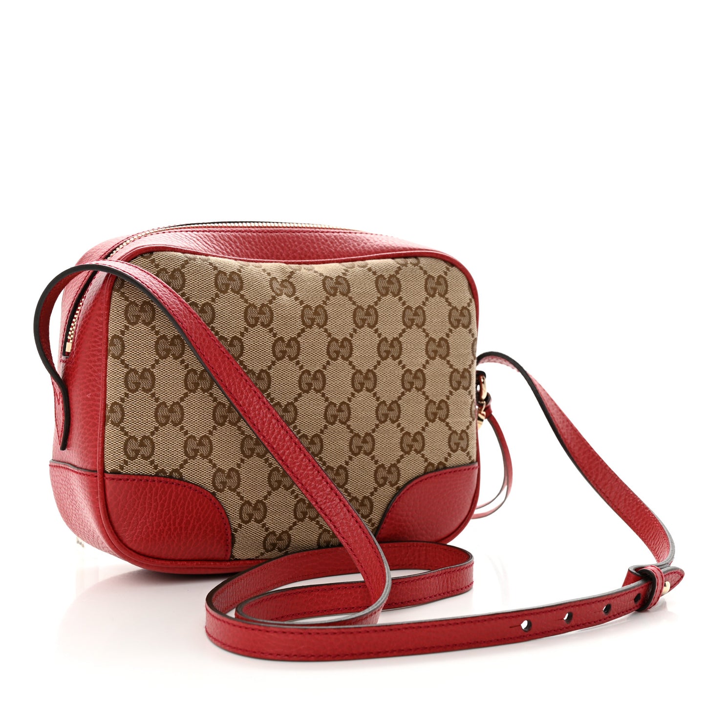 Monogram Mini Bree Messenger Bag Red