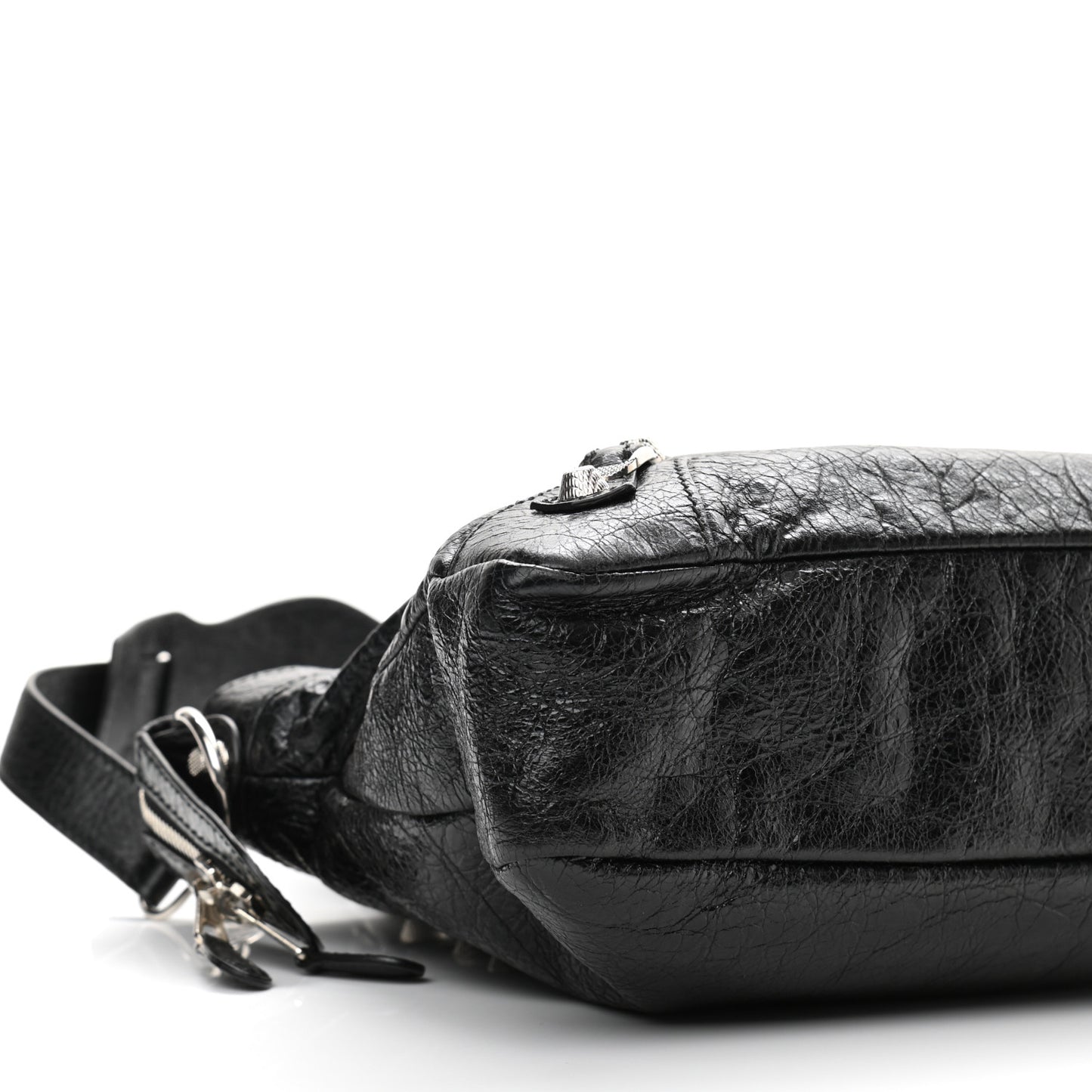 Agneau Giant 12 Silver Hardware Town Black