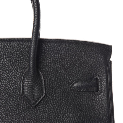 Hermes Togo Birkin 25 Black 12 of 38