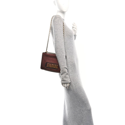 Christian Dior Metallic Calfskin J'Adior Chain Flap Bag Noisette 2 of 12