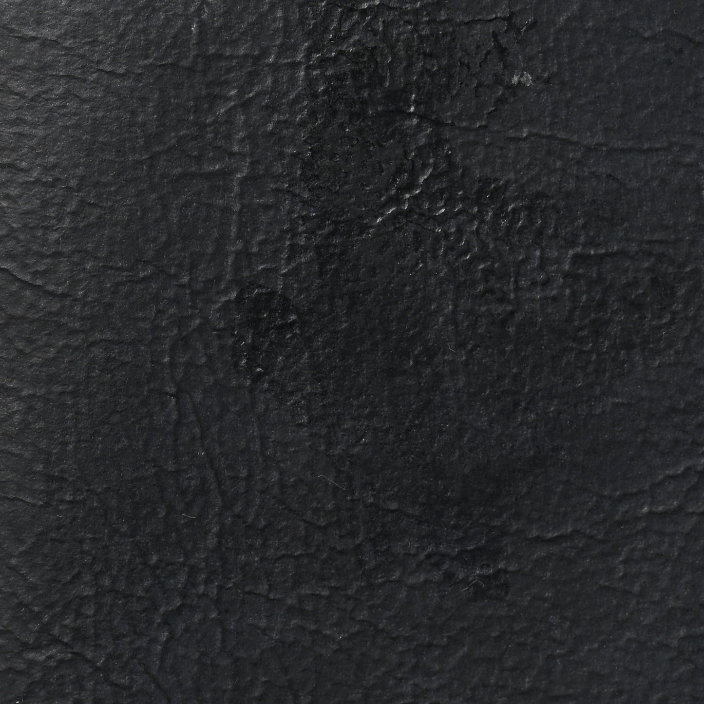 Matte Goatskin Rubber Covered Classic Hardware Continental Zip Around Wallet Black