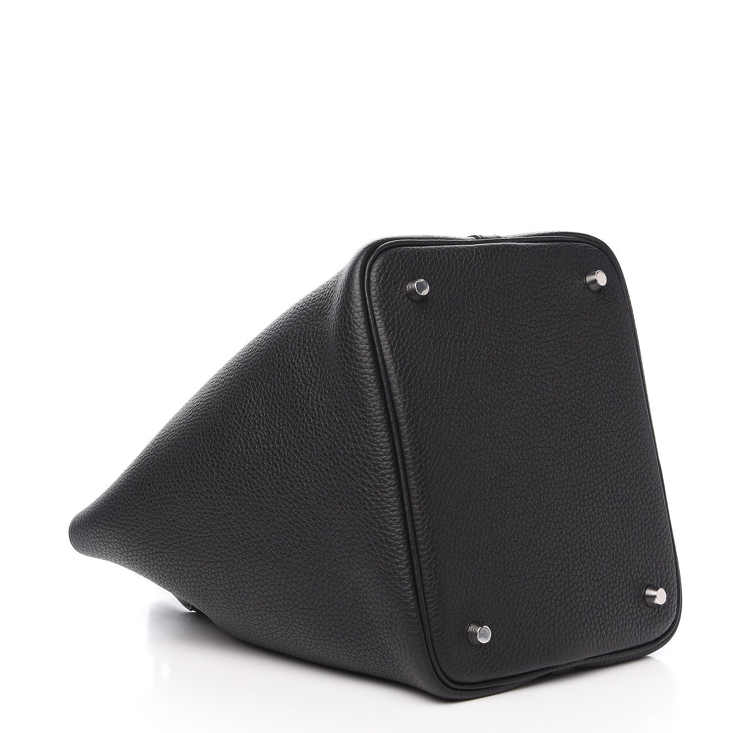Hermes Taurillon Clemence Picotin Lock 22 MM Black 3 of 10