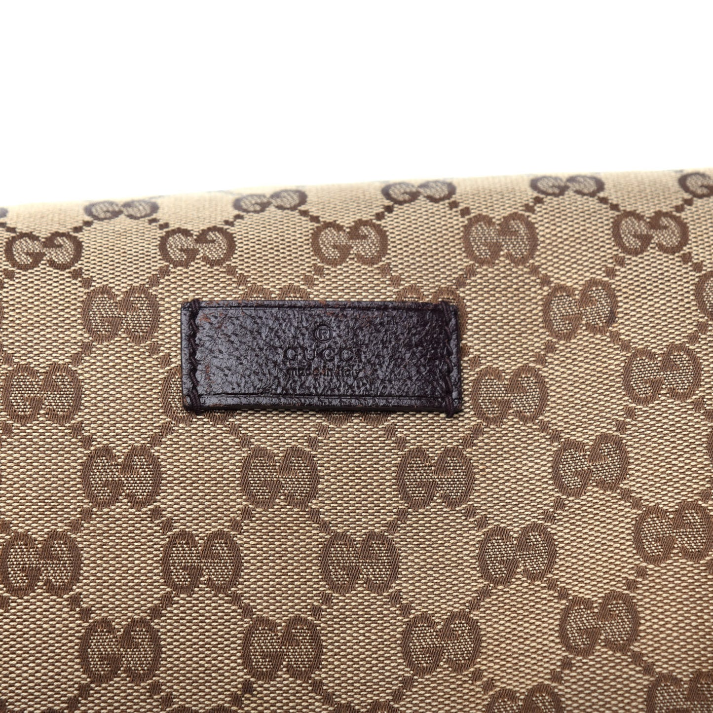 GG Monogram Web Medium Collapsible Carry On Duffle Beige Brown