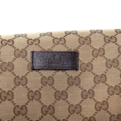 Gucci GG Monogram Web Medium Collapsible Carry On Duffle Beige Brown 9 of 9