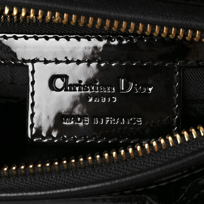 Christian Dior Patent Cannage Medium Lady Dior Black 8 of 10