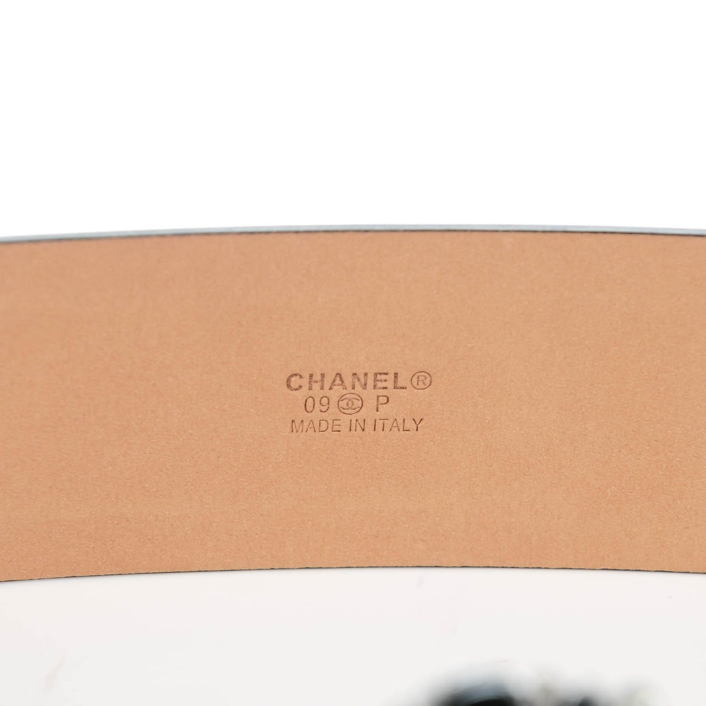 Patent Gripoix Poured Glass Buckle Belt 85 34 Black