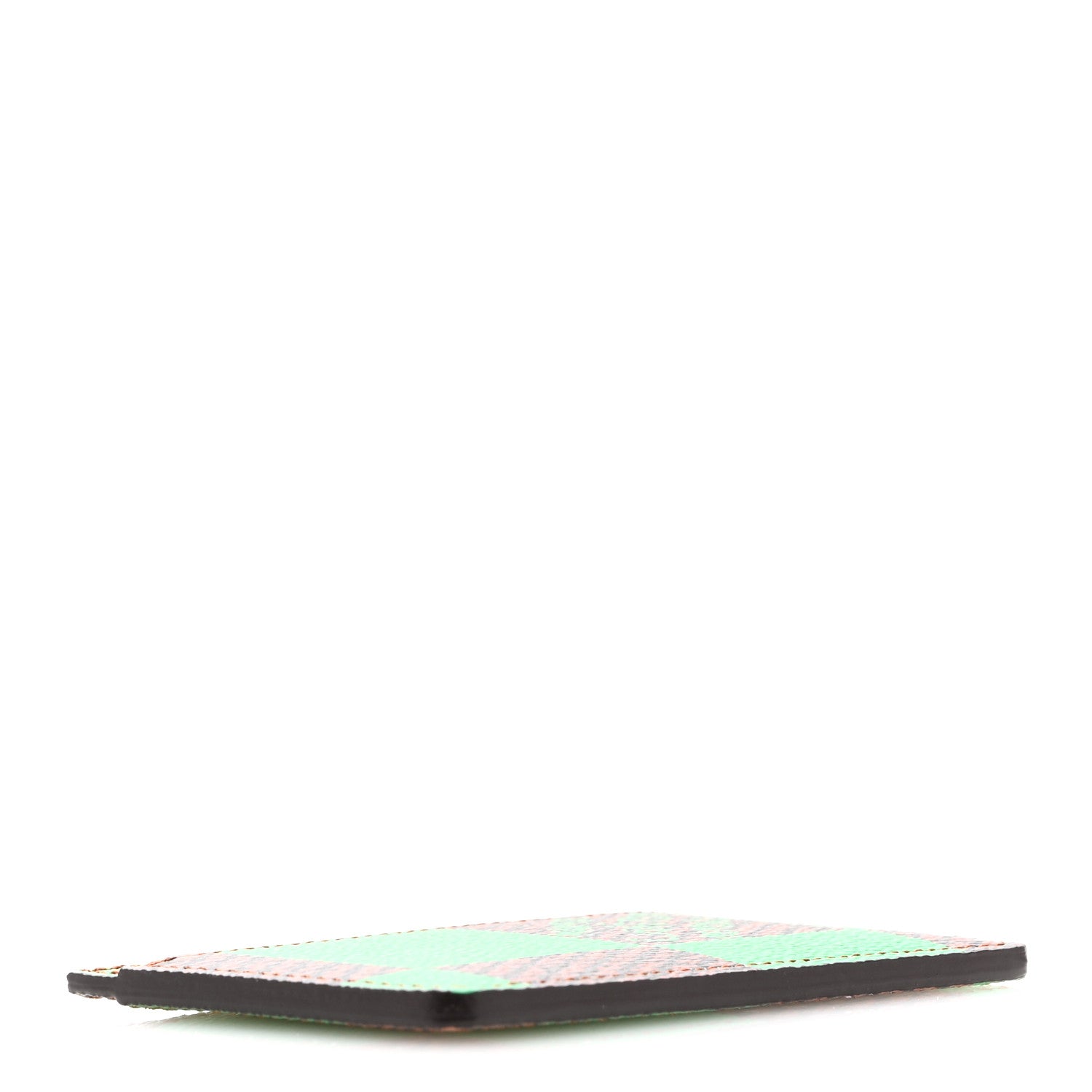 Louis Vuitton Damier Pop Porte Cartes Simple Card Holder Green 4 of 6