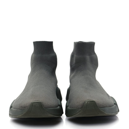 Balenciaga Technical 3D Recycled Knit Womens Speed 2.0 Sneakers 40 Monocolor Dark Kaki 2 of 7