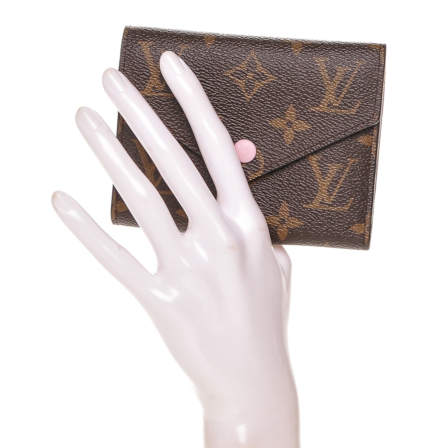 Louis Vuitton Monogram Victorine Wallet Rose Ballerine 2 of 6