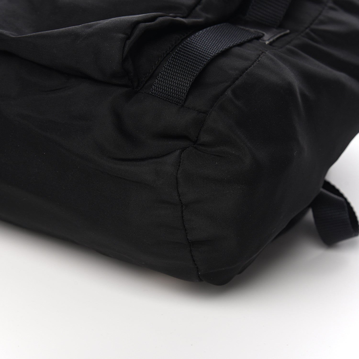 Prada Tessuto Nylon Vela Small Double Buckle Backpack Black 8 of 10