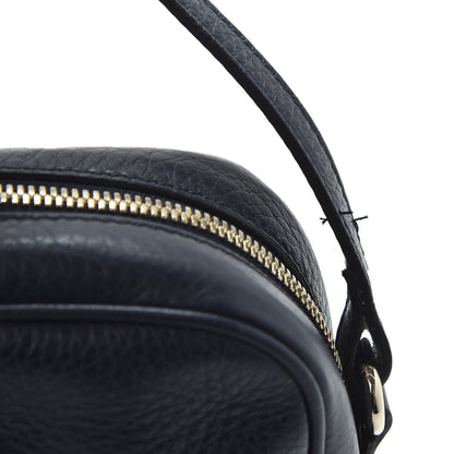 Gucci Pebbled Calfskin Small Soho Disco Bag Blue 10 of 12