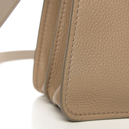 Chloe Shiny Grained Calfskin Medium Aby Day Shoulder Bag Motty Grey 9 of 13