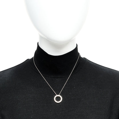 Tiffany Sterling Silver 1837 Circle Pendant Necklace 2 of 5