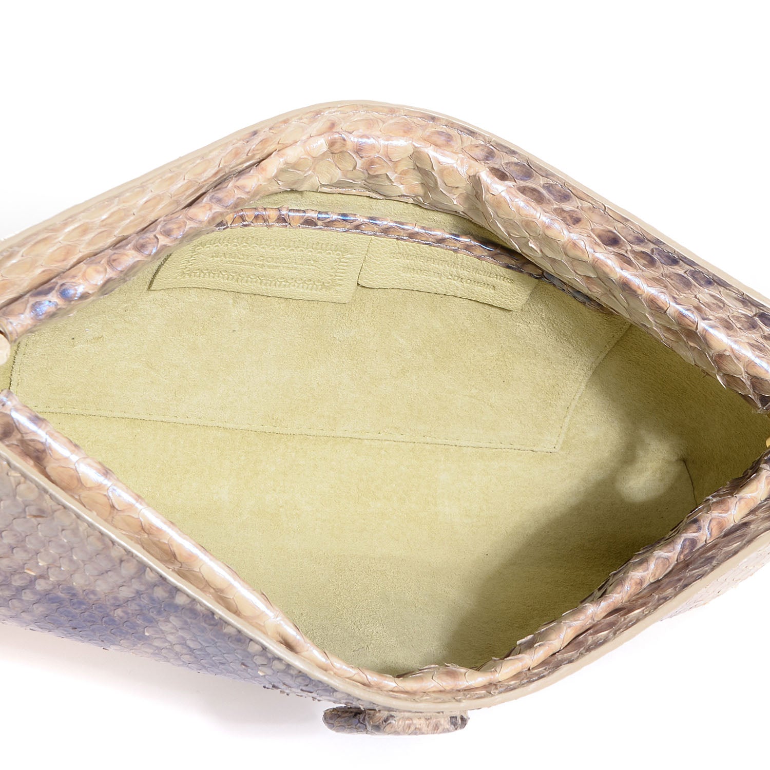 Nancy Gonzalez Iridescent Python Clutch 5 of 7