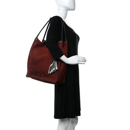 Proenza Schouler Suede L Tote Midnight Plum 2 of 14