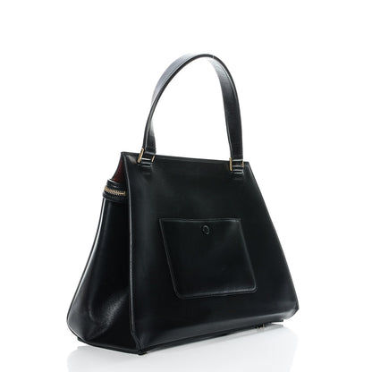 Celine Palmelato Calfskin Medium Edge Shoulder Bag Black 3 of 6