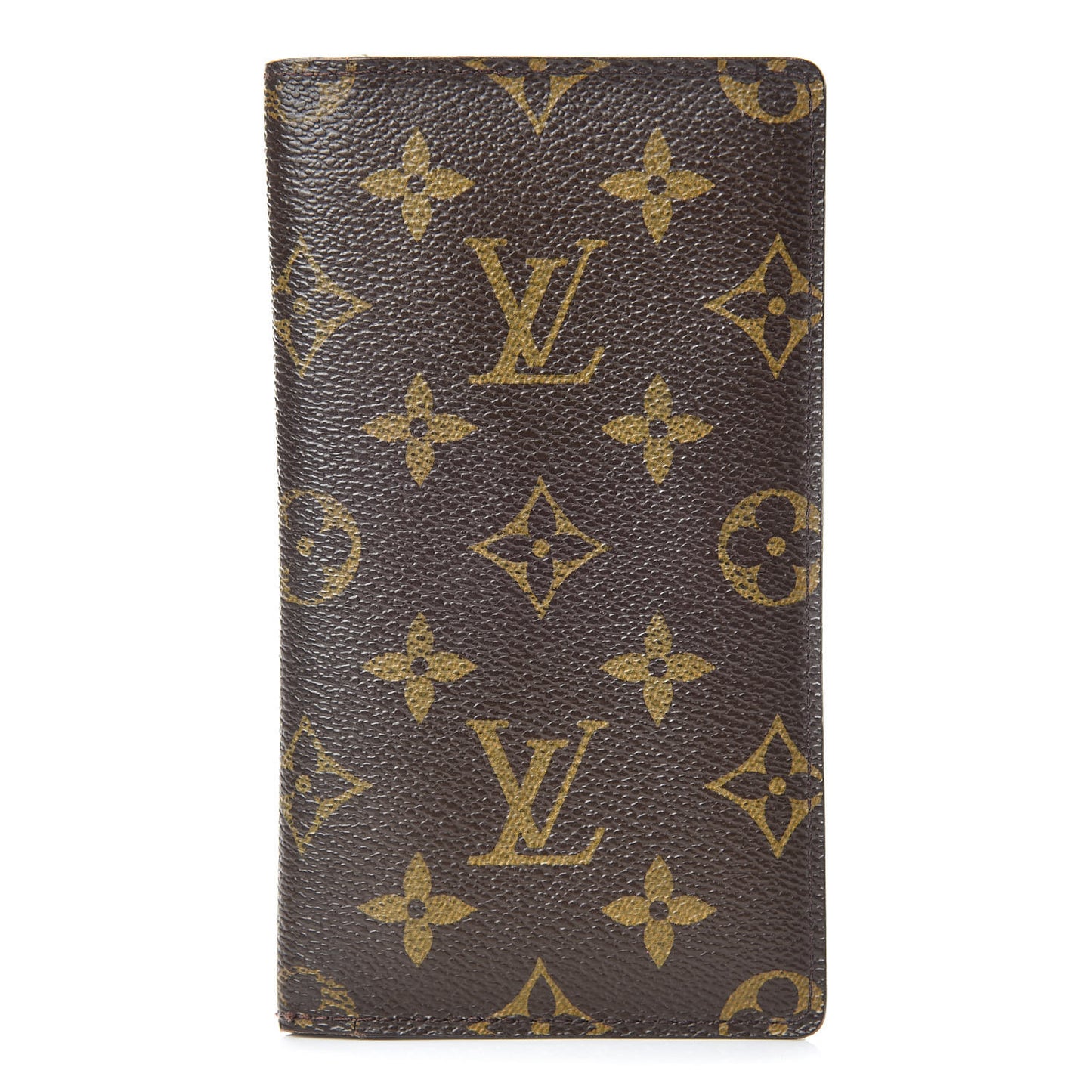 Monogram Checkbook Holder Case Wallet