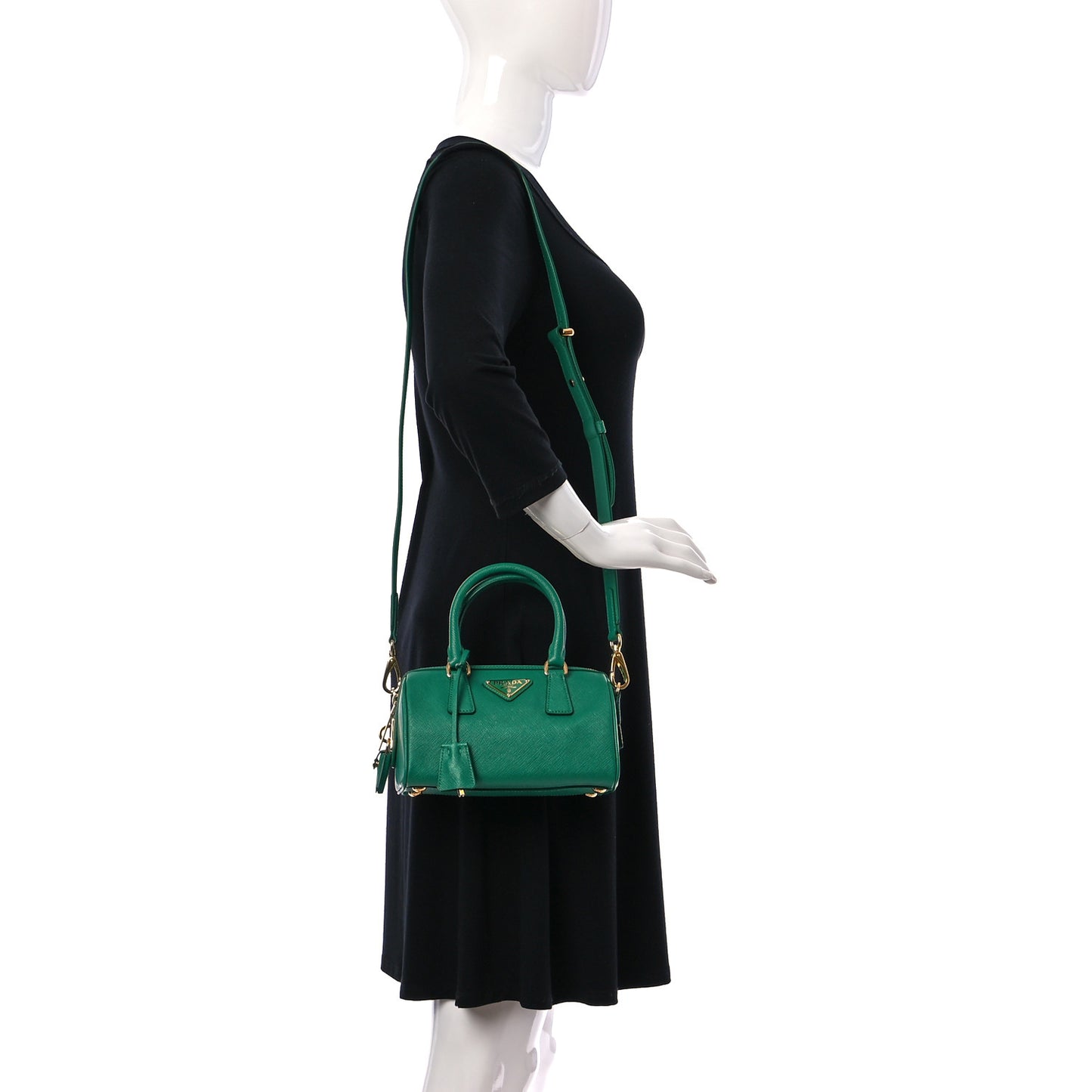 Saffiano Lux Top Handle Crossbody Bag Mango