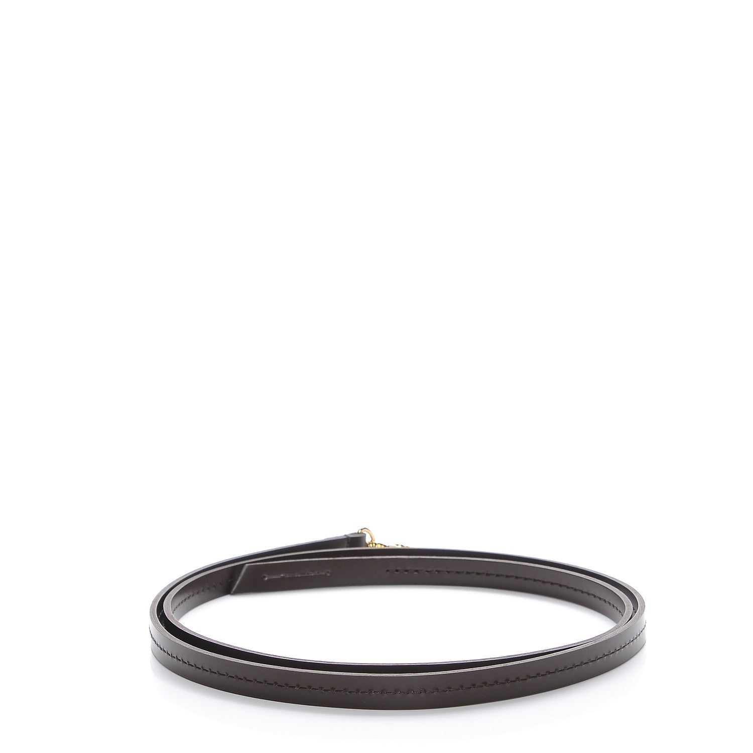 Louis Vuitton Calfskin 12mm Favorite Long Strap Brown 2 of 3