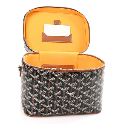 Goyard Goyardine Muse Vanity Case Black Gold 7 of 12
