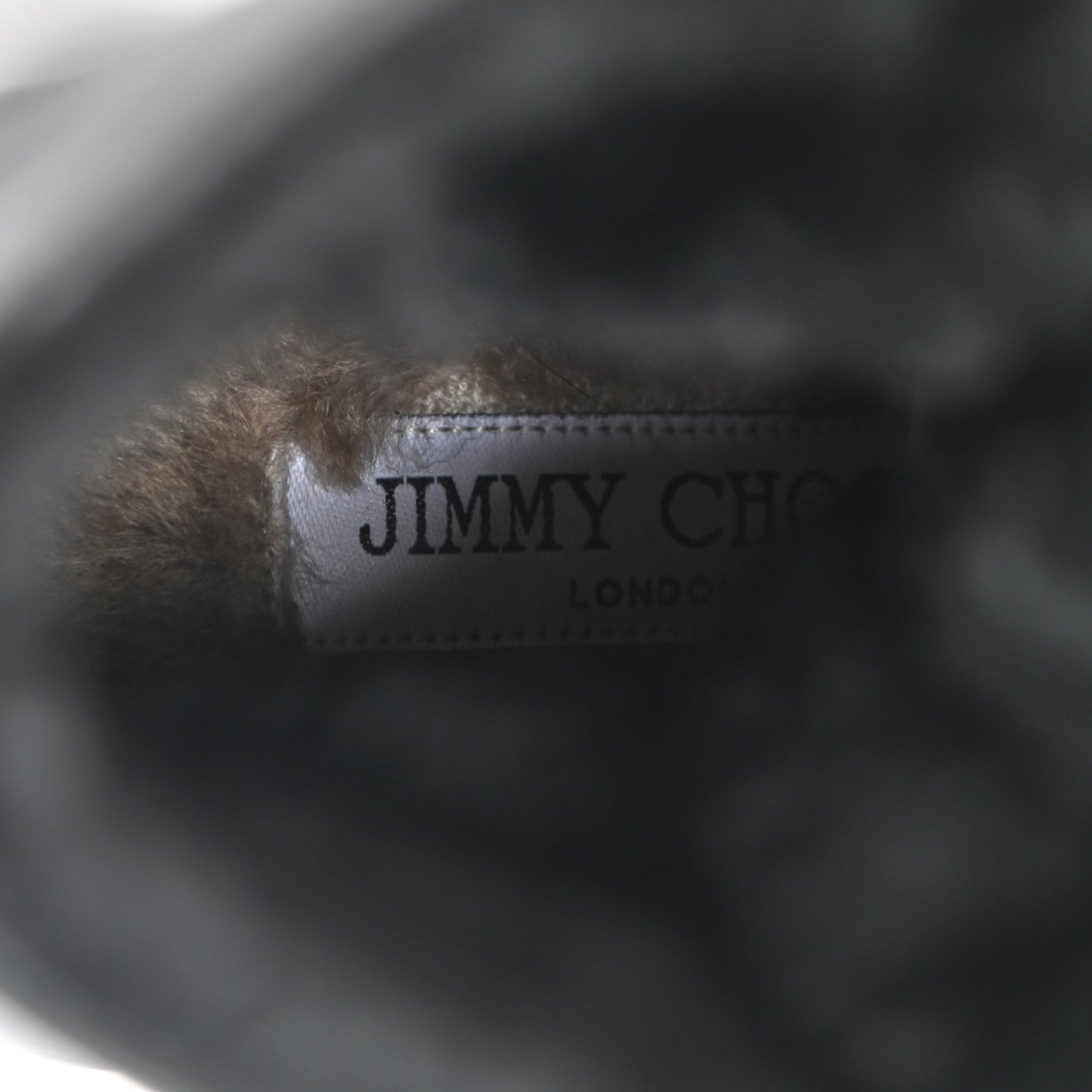 Grainy Calfskin Shearling Hillary 65 Boots 40 Black