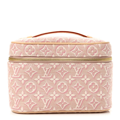 Louis Vuitton Monogram Embleme Jacquard Nice Mini Rose Ruban Pink 1 of 8
