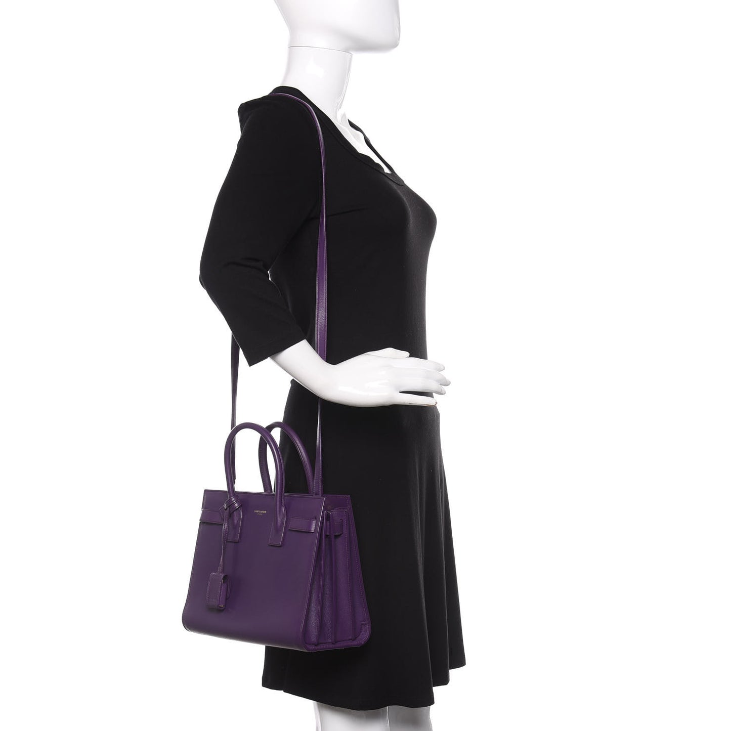 Calfskin Baby Sac de Jour Purple