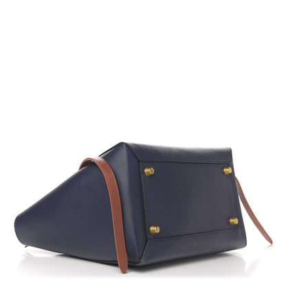 Celine Smooth Calfskin Large Bi-Color Belt Bag Midnight 4 of 16