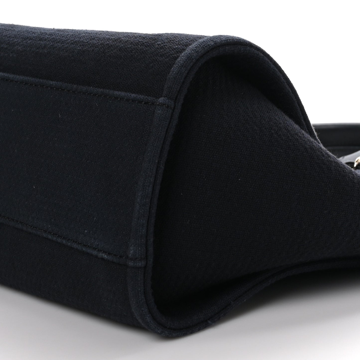 Mixed Fibers Small Deauville Tote Black
