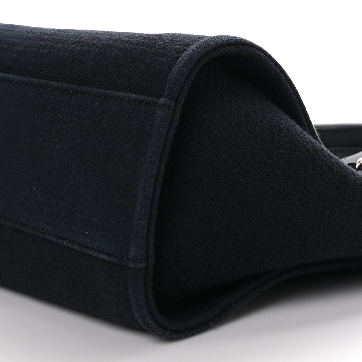 Chanel Mixed Fibers Small Deauville Tote Black 10 of 11