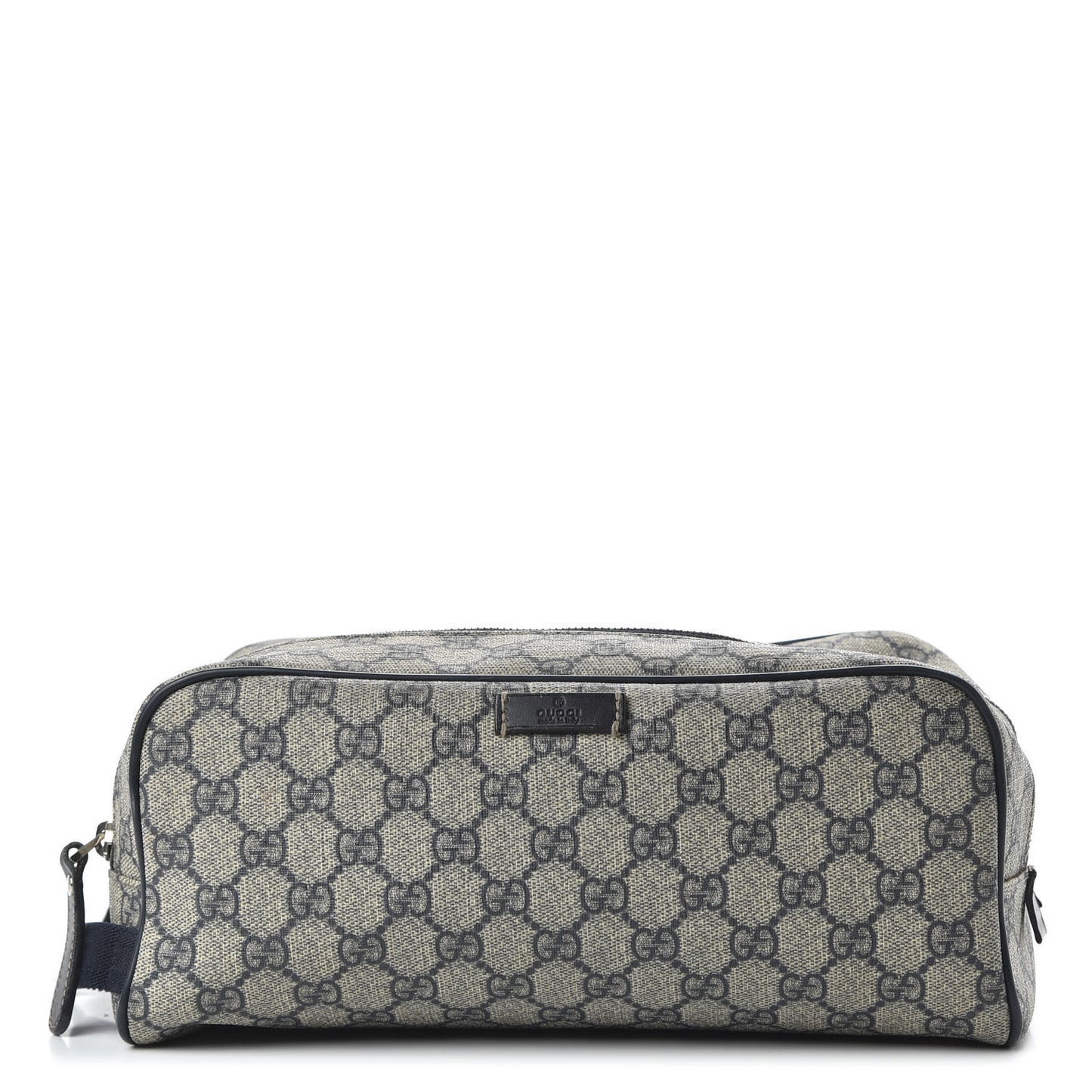 GG Supreme Monogram Toiletry Case Navy