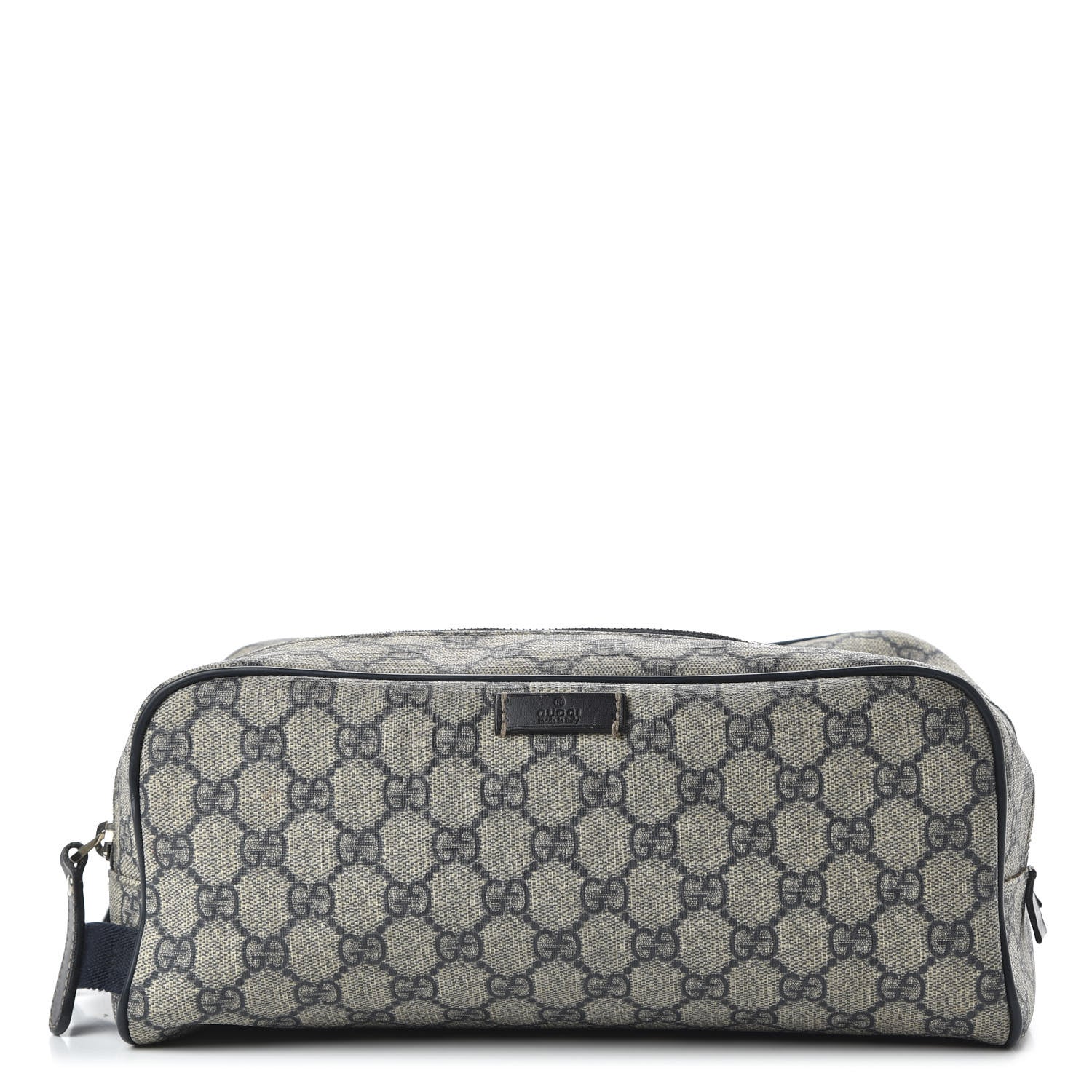 Gucci GG Supreme Monogram Toiletry Case Navy 1 of 12