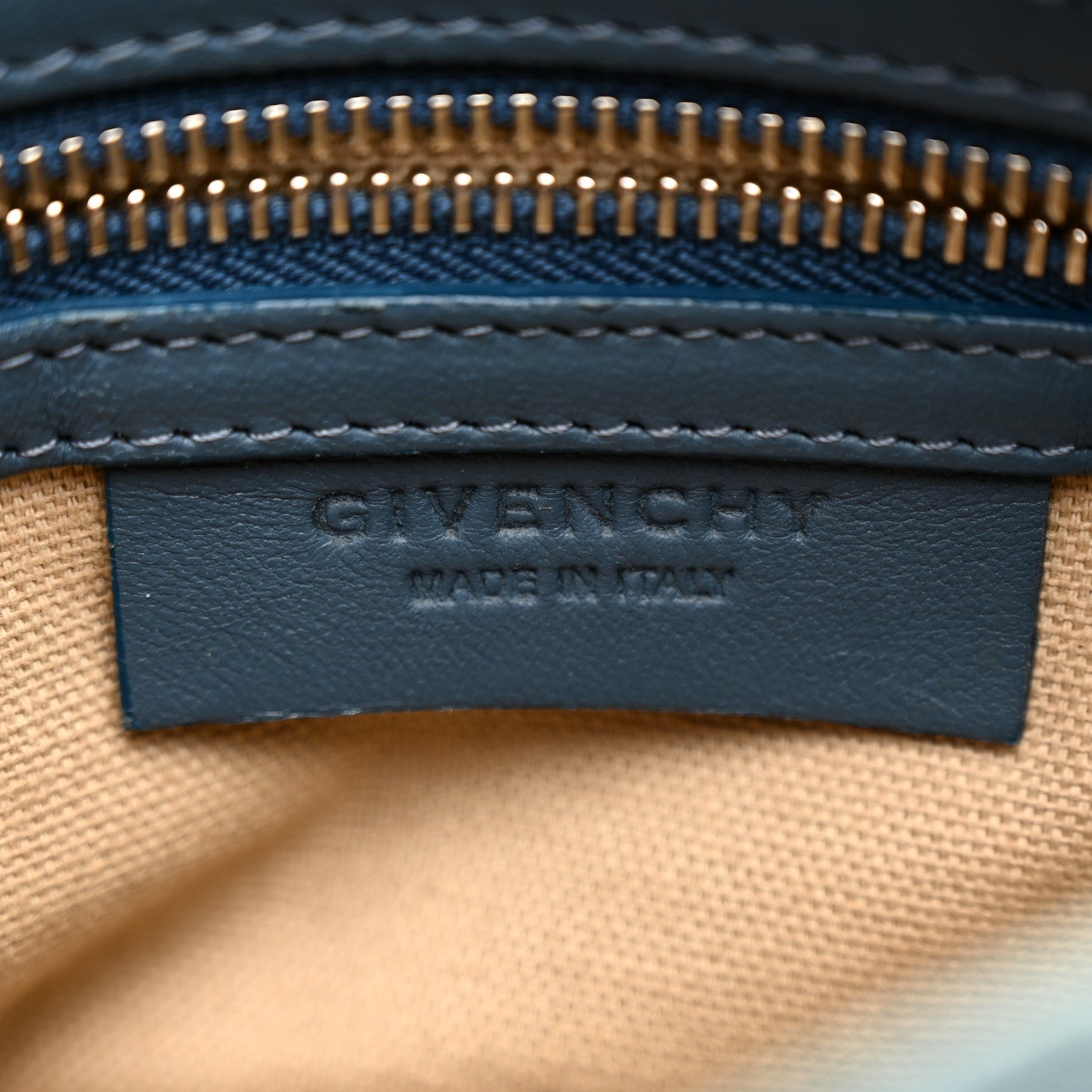 Givenchy Tumbled Sheepskin Mini Pandora Mineral Blue 6 of 10