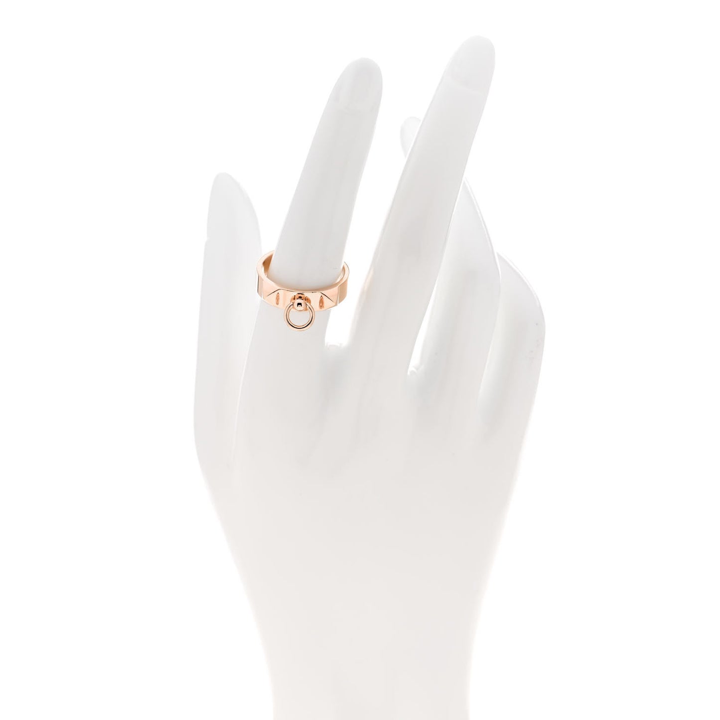 18K Rose Gold PM Collier De Chien Ring 55 7.25