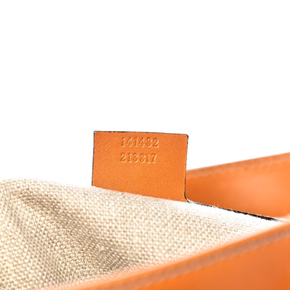 Gucci Calfskin Tote Orange 7 of 13