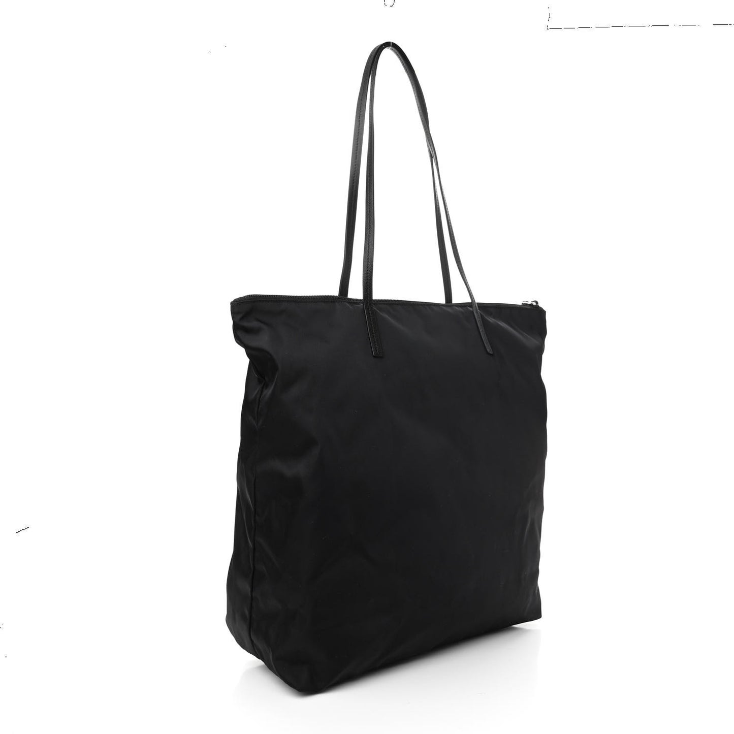 Tessuto Nylon Twin Shopper Tote Set of 2 Black Giallo