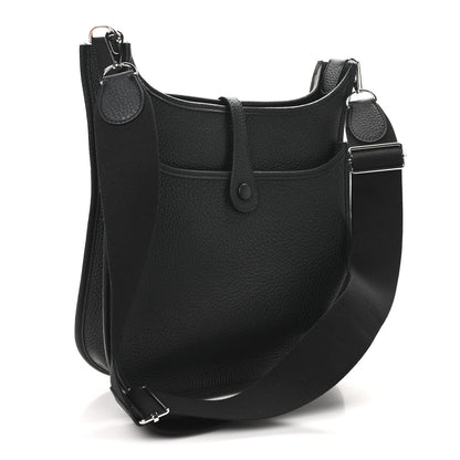 Hermes Taurillon Clemence Evelyne III PM Black 3 of 11