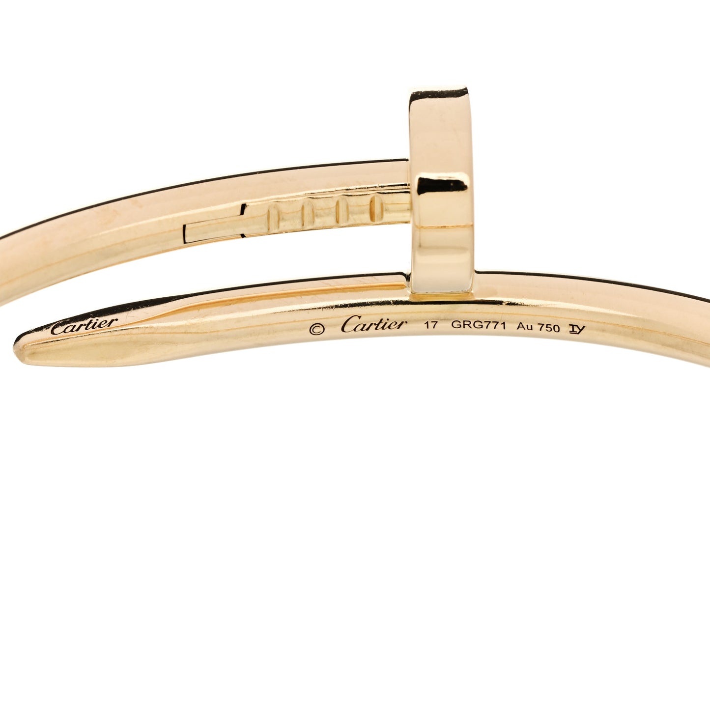 18K Yellow Gold Juste Un Clou Bracelet 17