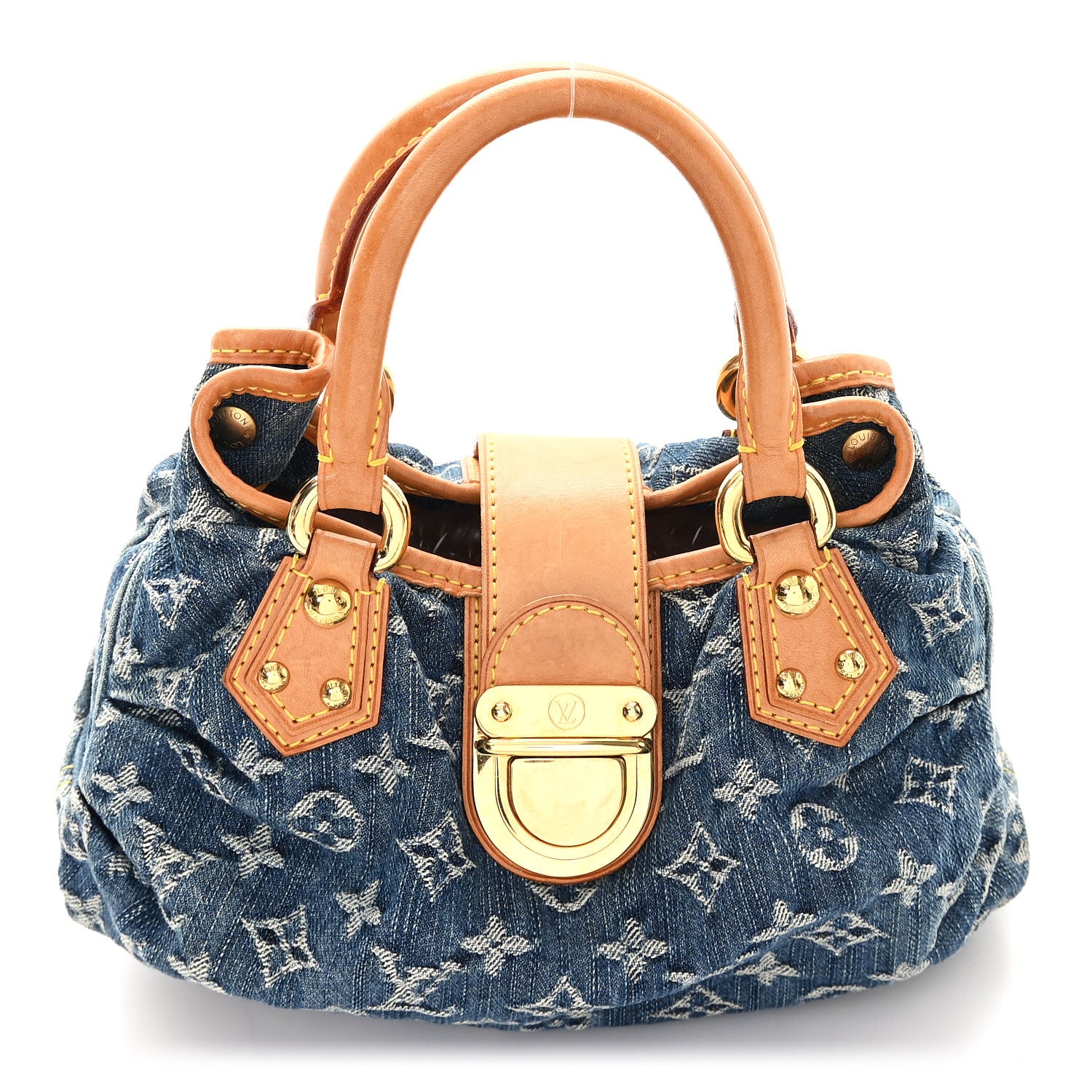Louis Vuitton Monogram Denim Pleaty Blue 1 of 9