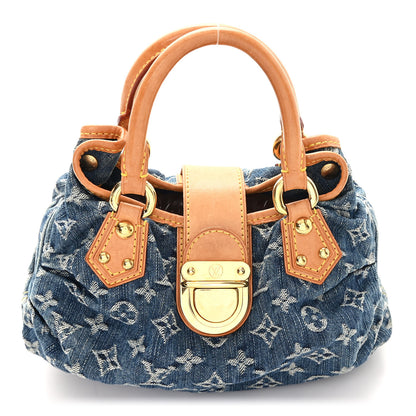 Louis Vuitton Monogram Denim Pleaty Blue 1 of 9