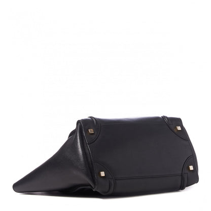 Celine Smooth Calfskin Mini Luggage Black 3 of 9