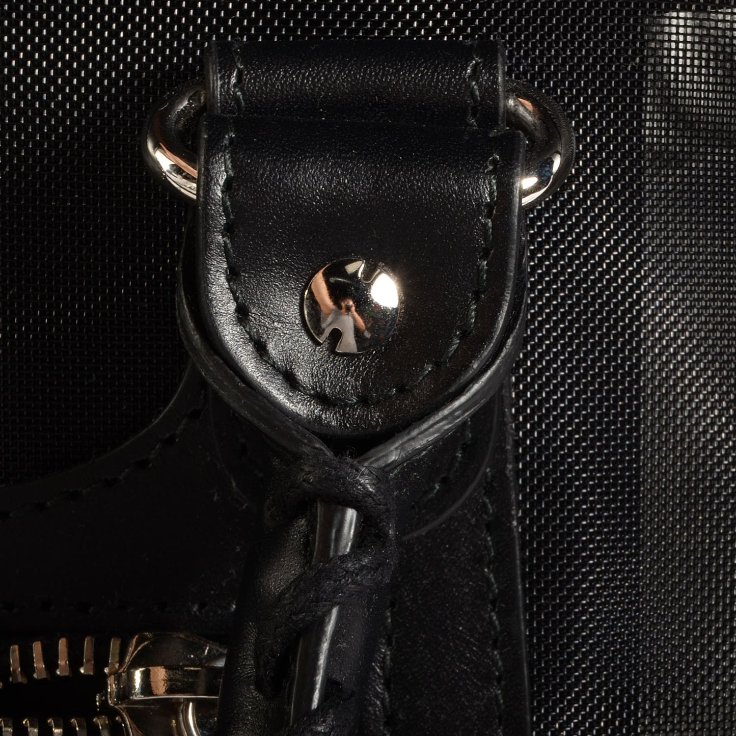 Calfskin Mesh City Black